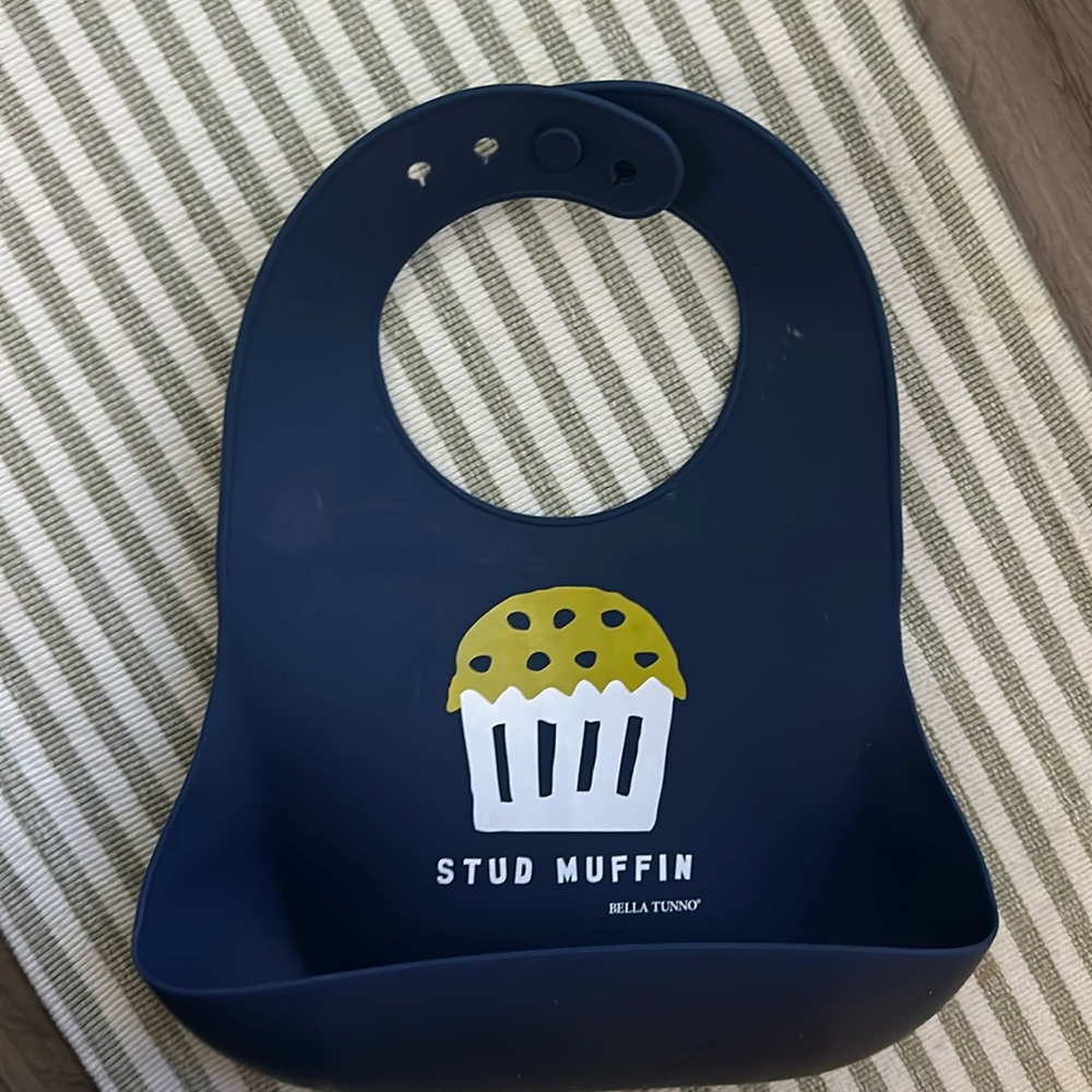 Navy Blue Bib